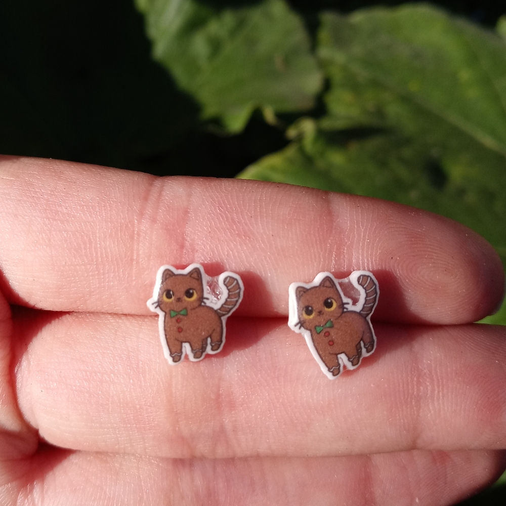 Kitty earrings